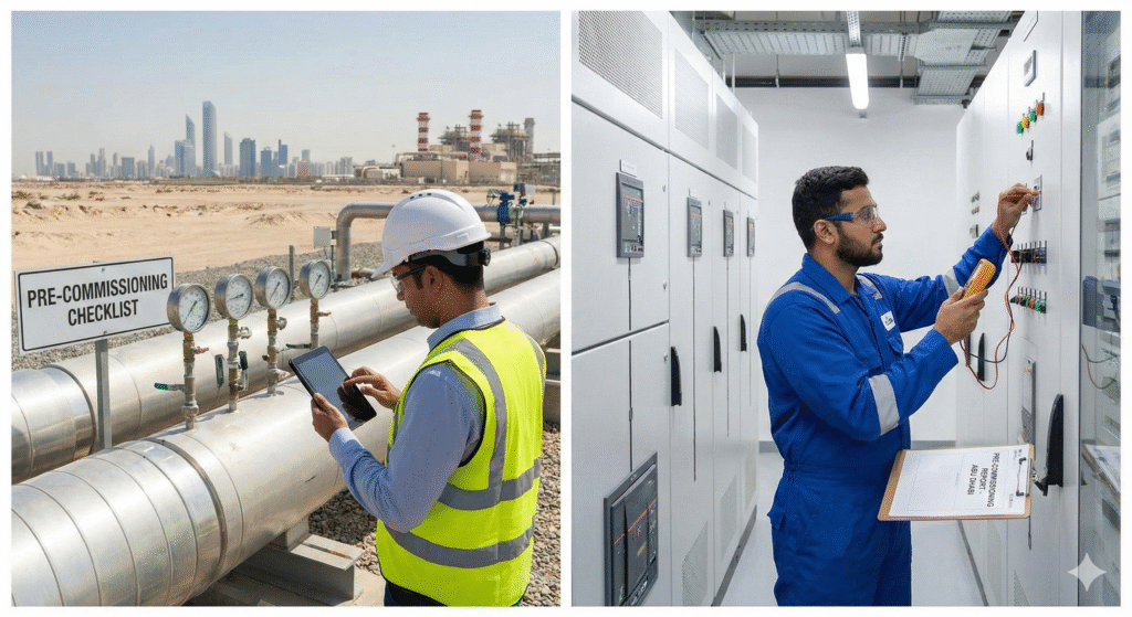 pre commissioning inspection services abu dhabi