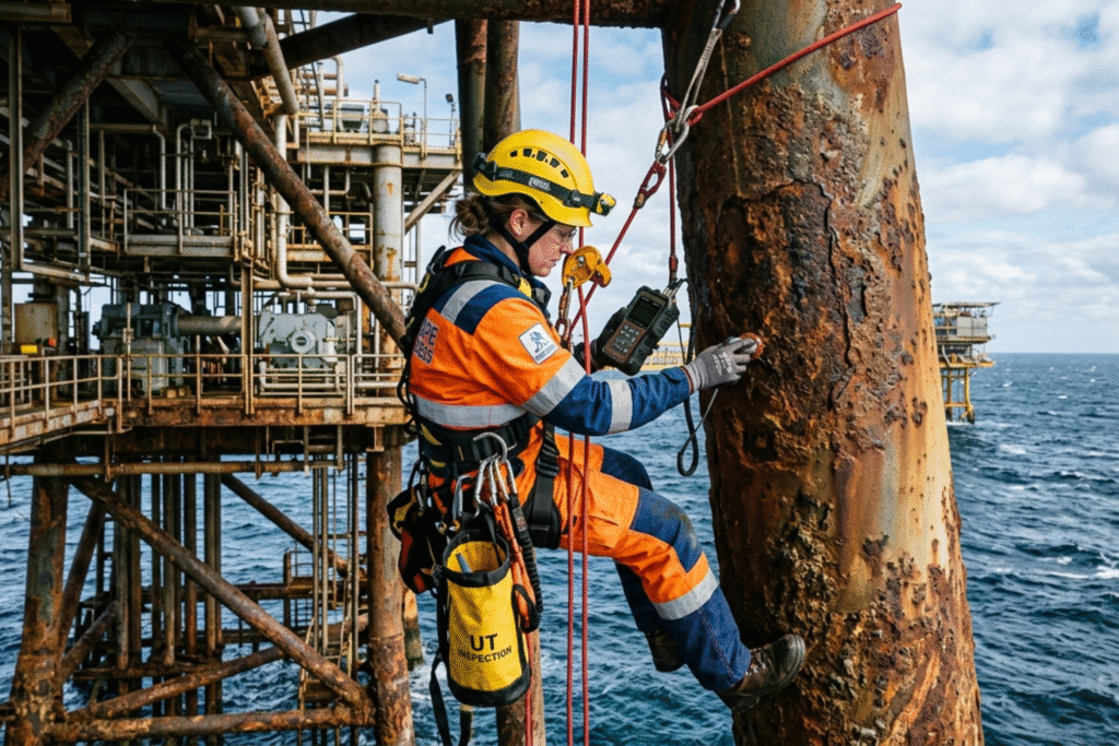 Rope Access Corrosion Inspection