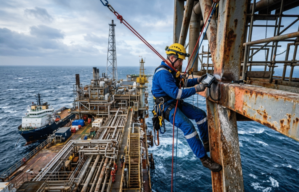 Rope Access Offshore Inspection