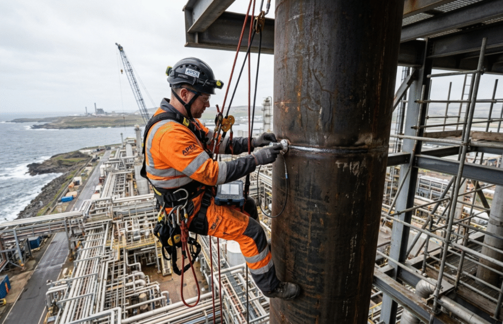 rope access pipeline inspection