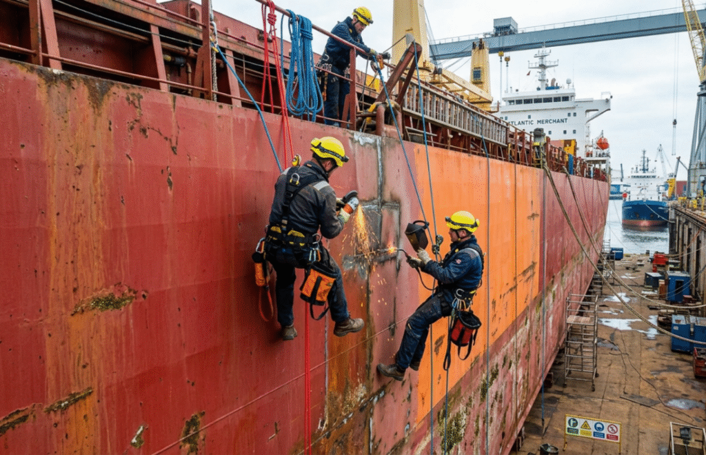 Rope Access Ship Repair and Maintenance